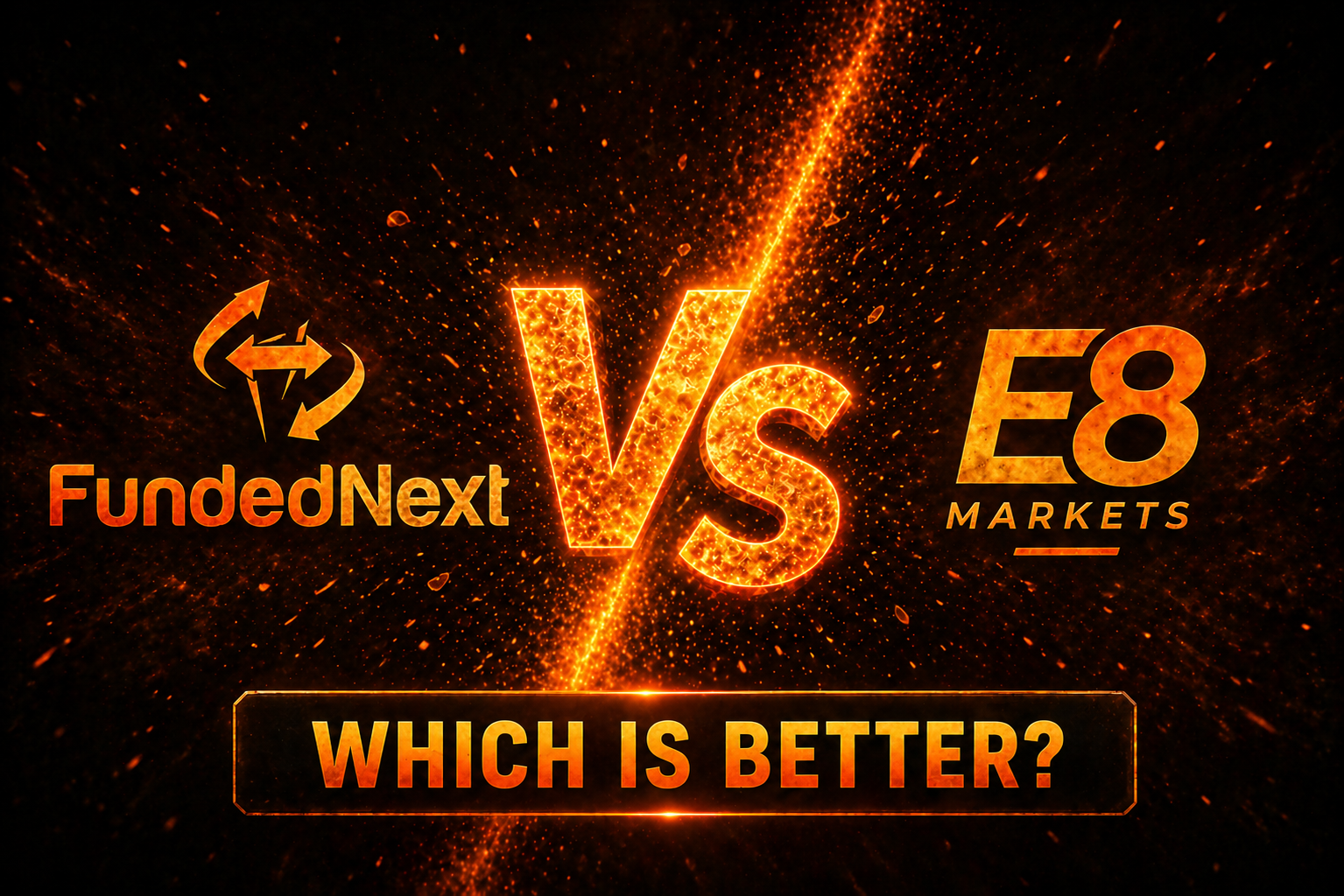 FundedNext vs E8 Markets – Full Comparison (Profit Targets, Drawdown, Payouts)