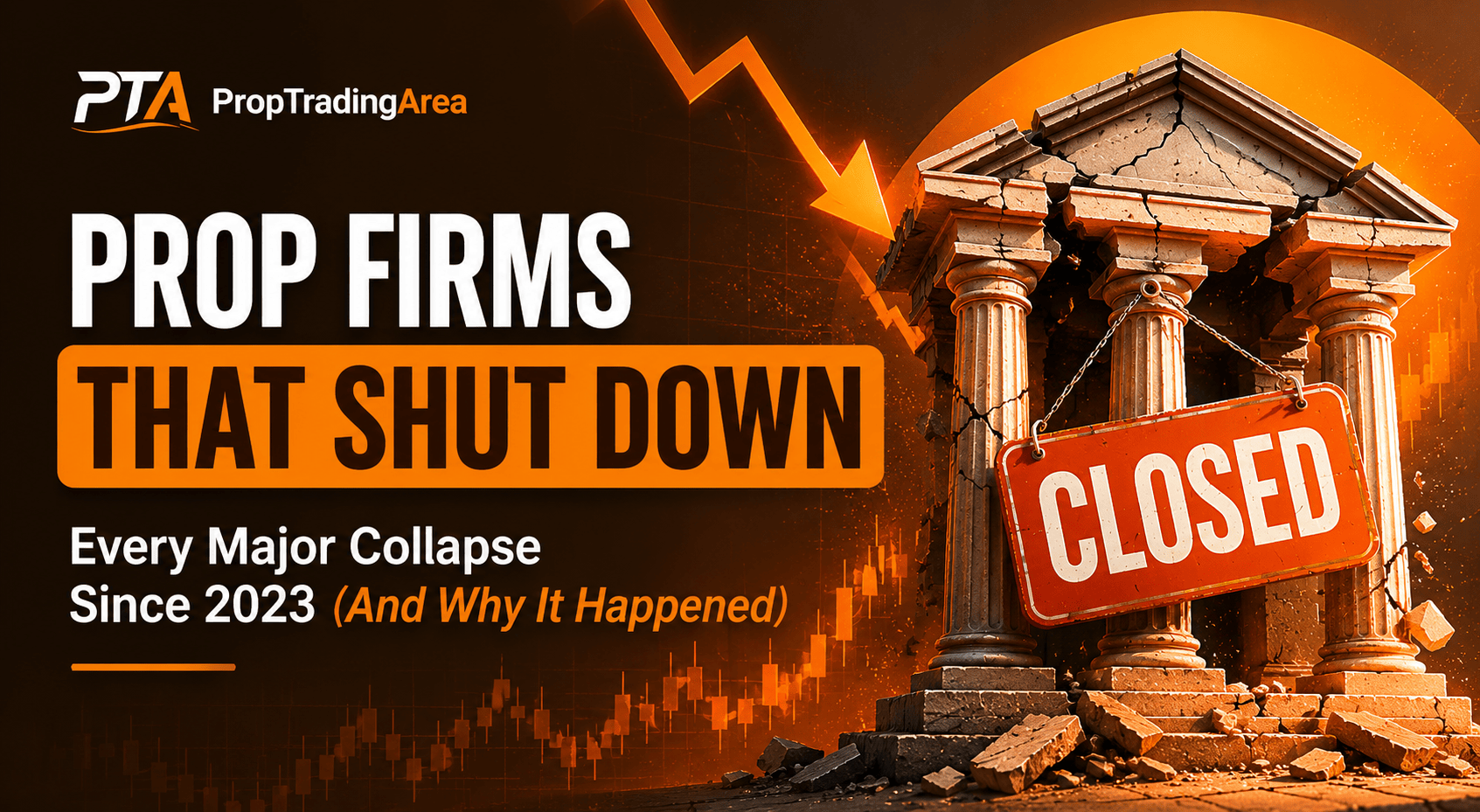 Prop Firms That Shut Down: Every Major Collapse Since 2023 (And Why It Happened)