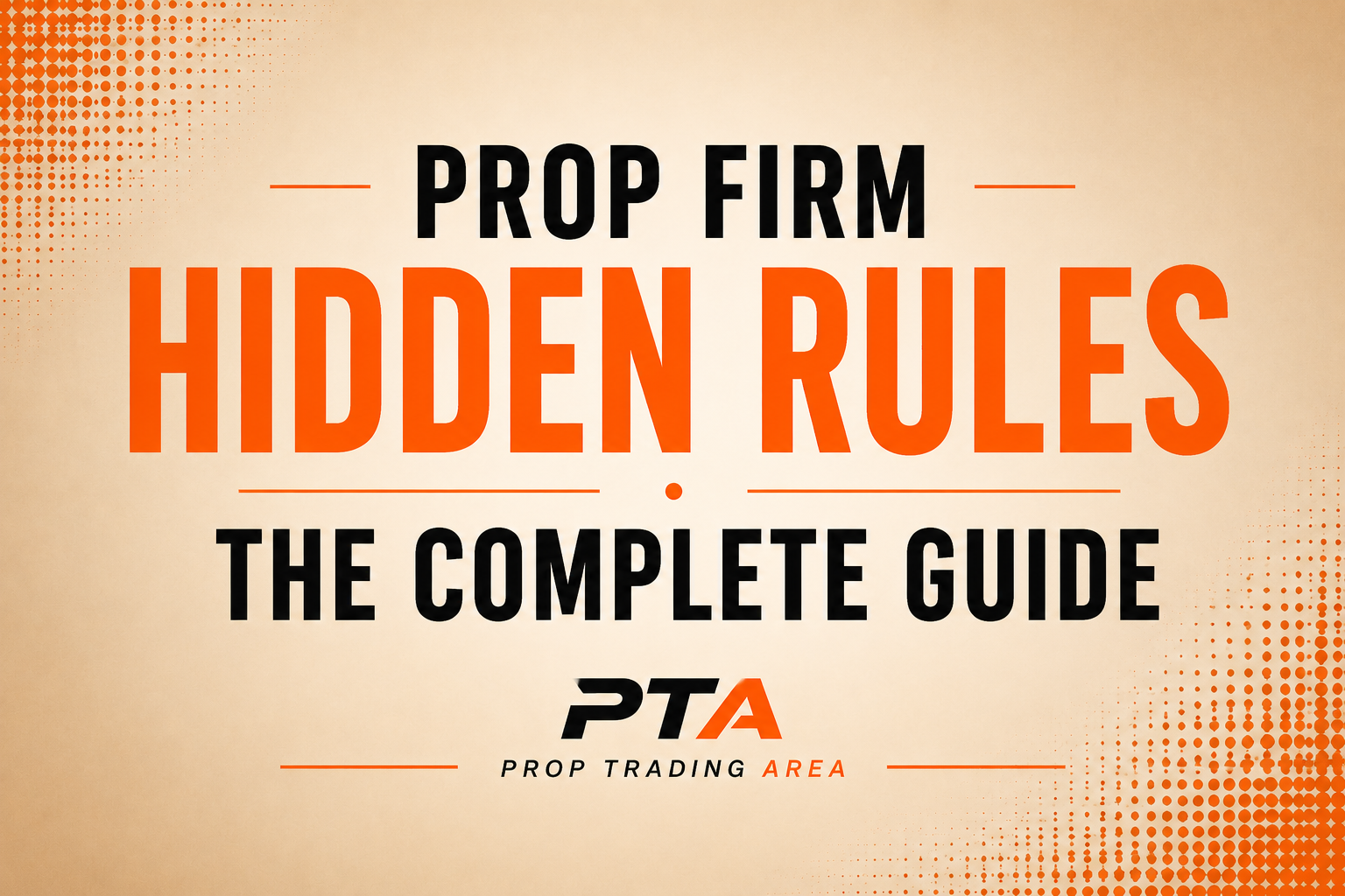 Prop Firm Hidden Rules — The Complete Guide